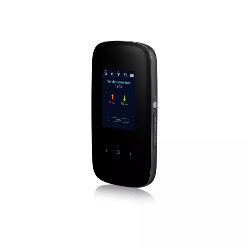 Zyxel LTE2566-M634 bezvadu maršrutētājs Divu joslu (2,4 GHz / 5 GHz) 4G Melns