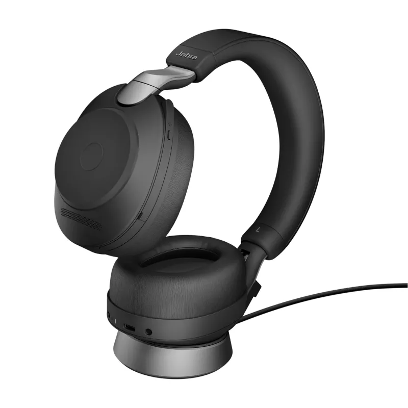 Jabra Evolve2 85 - Link380a UC Stereo Stand, Melns