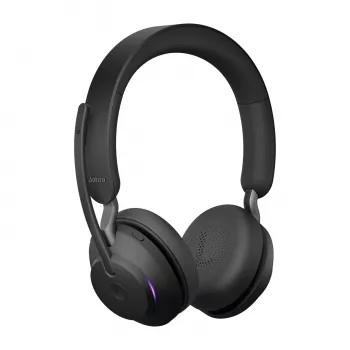 Jabra Evolve2 65 USB-C Black MS Stereo, bezvadu, birojam/zvanu centram, 20 - 20000 Hz, 176.4 g, austiņas, melna