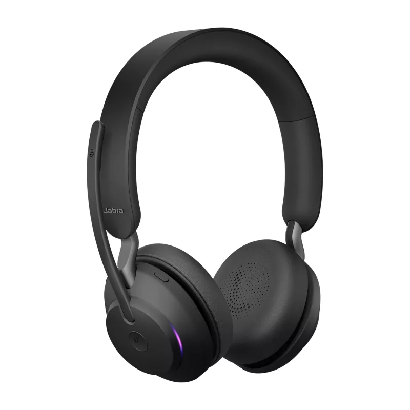Jabra Evolve2 65 USB-C Black MS Stereo, bezvadu, birojam/zvanu centram, 20 - 20000 Hz, 176.4 g, austiņas, melna