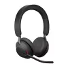 Austiņas Jabra Evolve2 65 USB-A Melns MS Lādēšanas statīvs Stereo