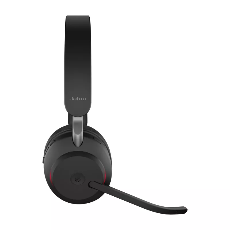 Austiņas Jabra Evolve2 65 USB-A Melns MS Lādēšanas statīvs Stereo