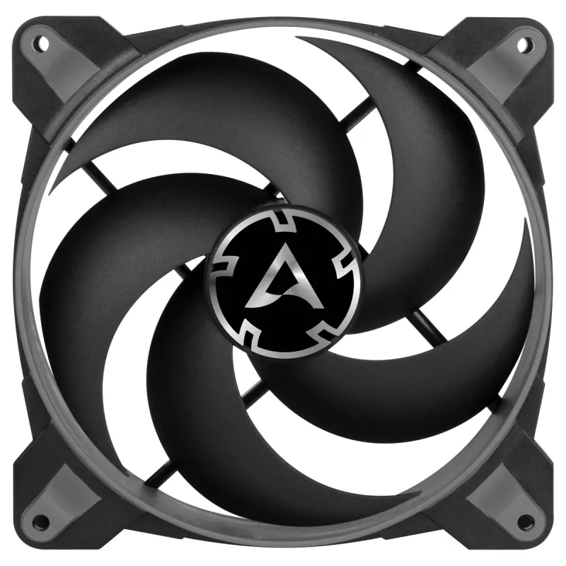 ARCTIC BioniX P140 (Pelēks) – Spiedienam optimizēts 140 mm spēļu ventilators ar PWM PST