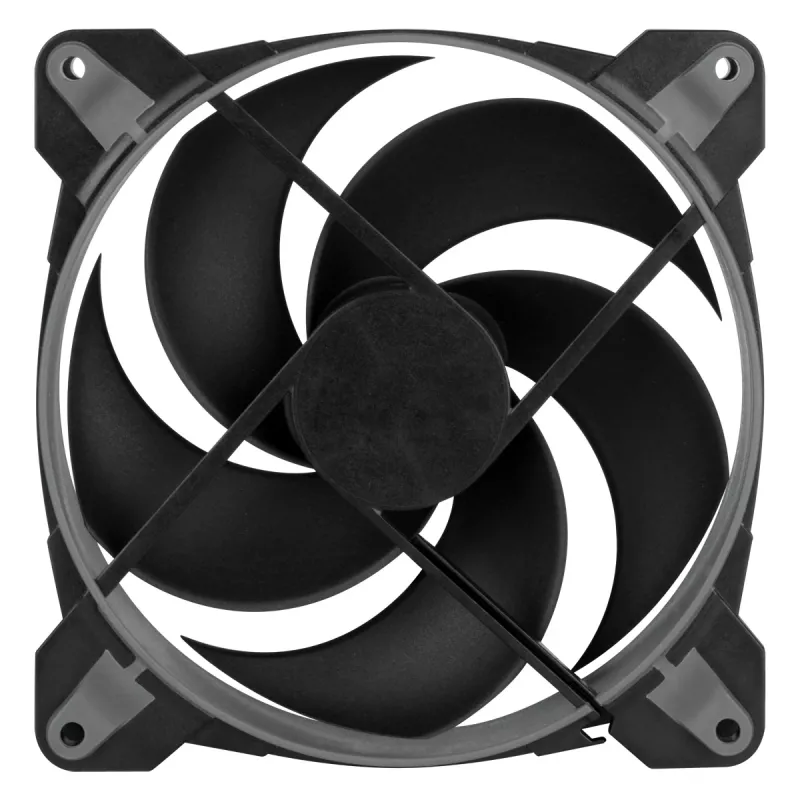 ARCTIC BioniX P140 (Pelēks) – Spiedienam optimizēts 140 mm spēļu ventilators ar PWM PST