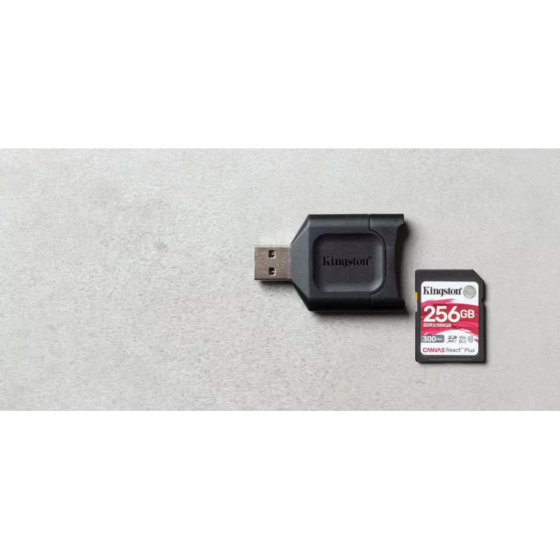 Kingston Technology MobileLite Plus karšu lasītājs USB 3.2 Gen 1 (3.1 Gen 1) Type-A melns