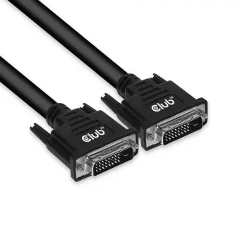 CLUB3D DVI-D Dual Link (24+1) kabelis, abpusējs M/M, 10m/32.8ft, 28AWG
