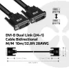 CLUB3D DVI-D Dual Link (24+1) kabelis, abpusējs M/M, 10m/32.8ft, 28AWG