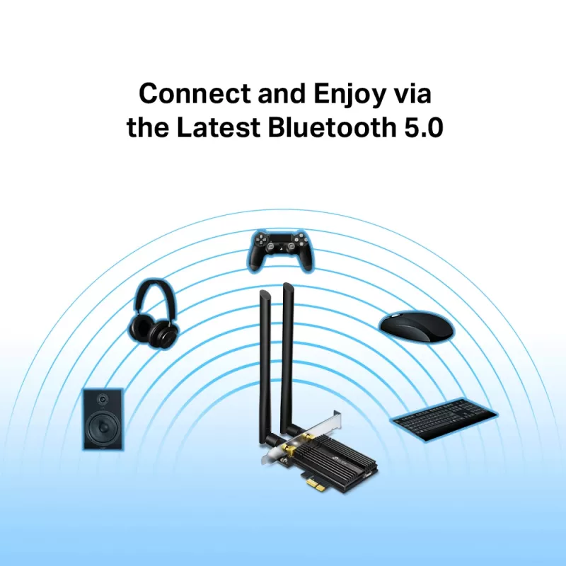 PCIe adapteris TP-Link AX3000 Wi-Fi 6 Bluetooth 5.0