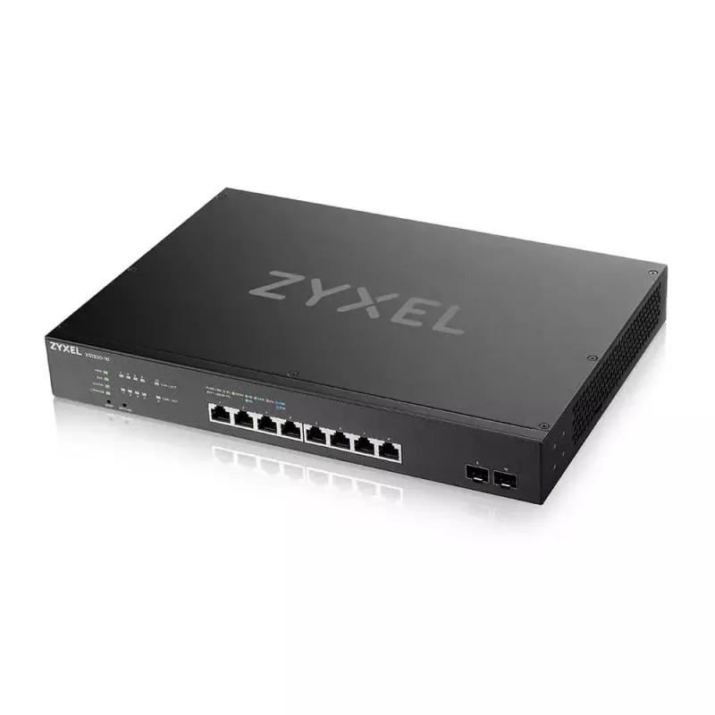 Zyxel XS1930-10-ZZ0101F tīkla slēdzis, pārvaldīts L3, 10G Ethernet (100/1000/10000), melns