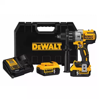 Bezvada urbjmašīna DeWalt DCD996P2 18V Li-Ion 5Ah Bezatslēgas patrona 3 ātrumi, 95 Nm, 2,1 kg, triecienurbšana