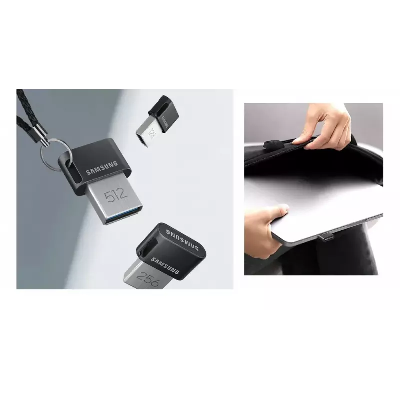 Samsung MUF-64AB USB zibatmiņa 64 GB USB Type-A 3.2 Gen 1 (3.1 Gen 1) Pelēks, Sudrabs