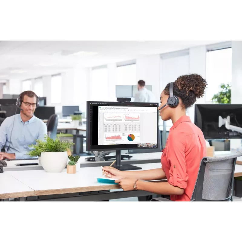 LOGITECH Zone Wireless - USB-C / USB-A - austiņas - MSFT Teams Zone - melns