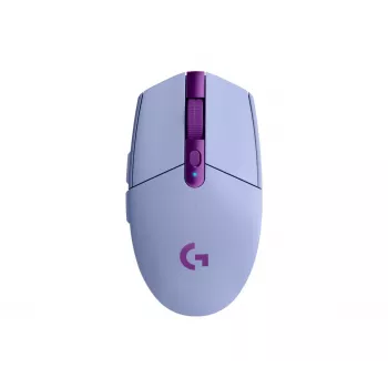 LOGITECH G305 Lightspeed bezvadu spēļu pele ceriņkrāsā