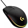 LOGITECH G203 Lightsync spēļu pele USB melna