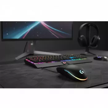 LOGITECH G203 Lightsync spēļu pele USB melna
