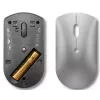 Optiskā Bluetooth pele Lenovo 600 — 2400 DPI, Bluetooth 5.0 divu ierīču, 3 pogas, lodīšu ritināšana, dzelzs pelēka