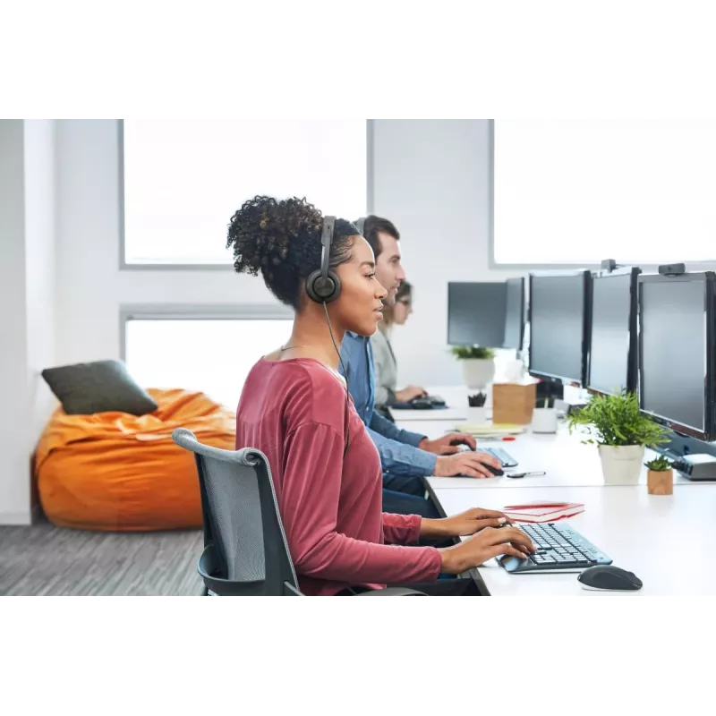 LOGITECH Zone Wired - USB-C / USB-A - austiņas - UC Zone - melns