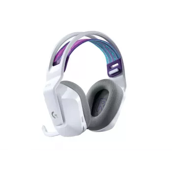 LOGITECH G733 Lightspeed bezvadu RGB spēļu austiņas Baltas