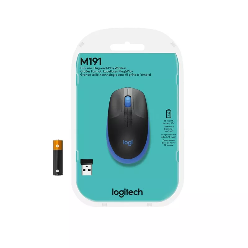 Pele Logitech M190 bezvadu USB