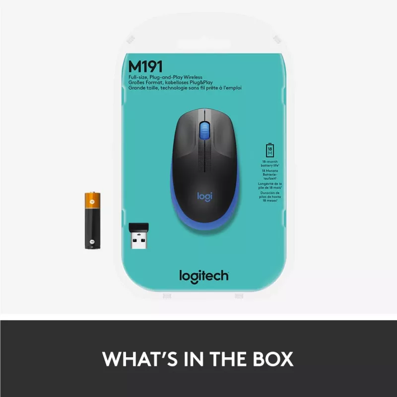Pele Logitech M190 bezvadu USB