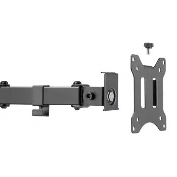 DIGITUS Universal Single Monitor Clamp Mount 17-32in 8kg (max.) Melns