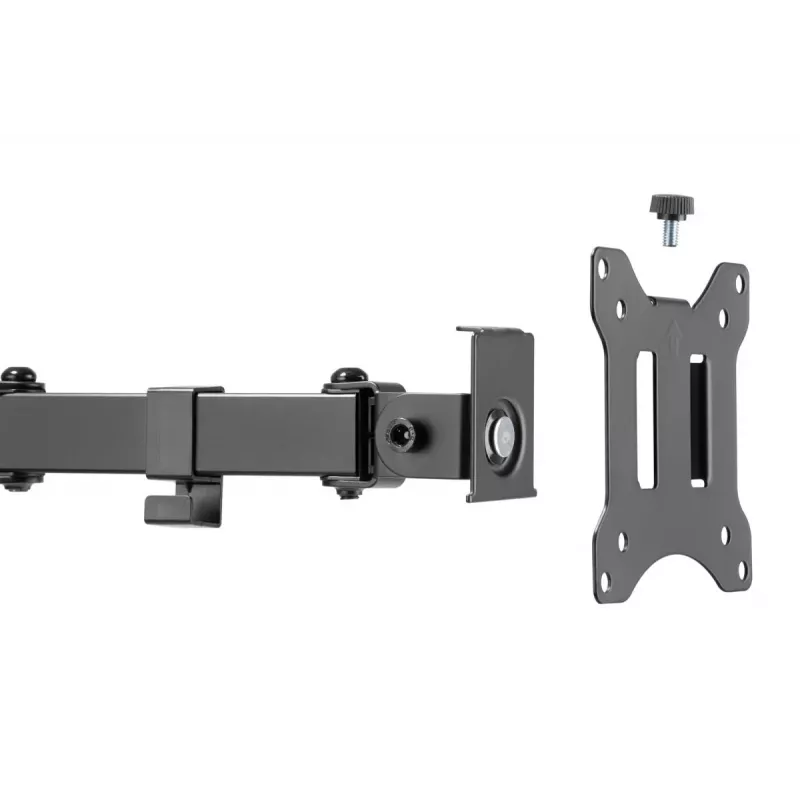 DIGITUS Universal Single Monitor Clamp Mount 17-32in 8kg (max.) Melns