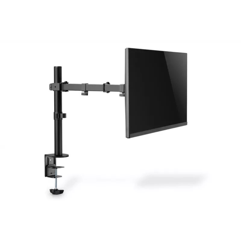 DIGITUS Universal Single Monitor Clamp Mount 17-32in 8kg (max.) Melns