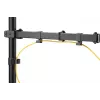 DIGITUS Universal Single Monitor Clamp Mount 17-32in 8kg (max.) Melns