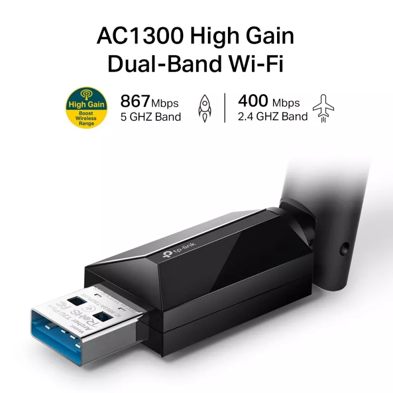 Bezvadu adapteris TP-Link Archer T3U Plus