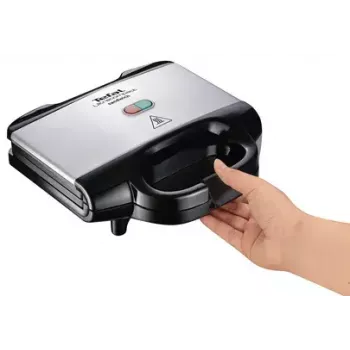 Sviestmaižu cepeškrāsns Tefal SM1572, 700 W, cepšanas plāksnes 230 x 130 mm, nerūsējošais tērauds/melns