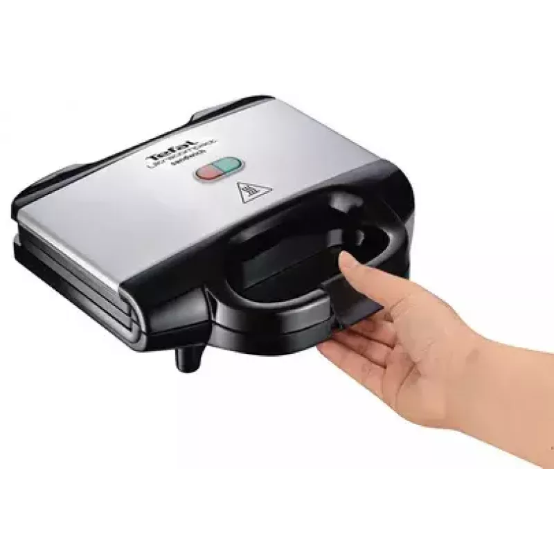 Sviestmaižu cepeškrāsns Tefal SM1572, 700 W, cepšanas plāksnes 230 x 130 mm, nerūsējošais tērauds/melns