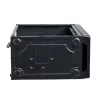 PC korpuss Akyga AK36BK Micro Tower Melns — Micro Tower, atbalsta Flex-ATX/Mini-ITX/Micro-ATX, GPU max 25 cm, CPU dzesētājs max 14 cm