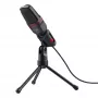Trust GXT 212 melns, sarkans datora mikrofons