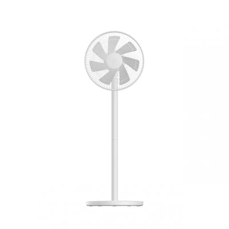 Stāvošais ventilators Xiaomi Mi Smart Standing Fan 2 Lite PYV4007GL — 35,6 cm, 7 lāpstiņas, 3 ātrumi, 45 W, 90° svārstības, regulējams augstums 642–1000 mm, balts