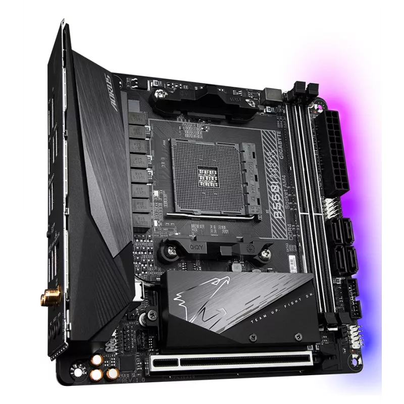 Mātesplate GIGABYTE B550I AORUS PRO AX, B550, AM4, Mini-ITX