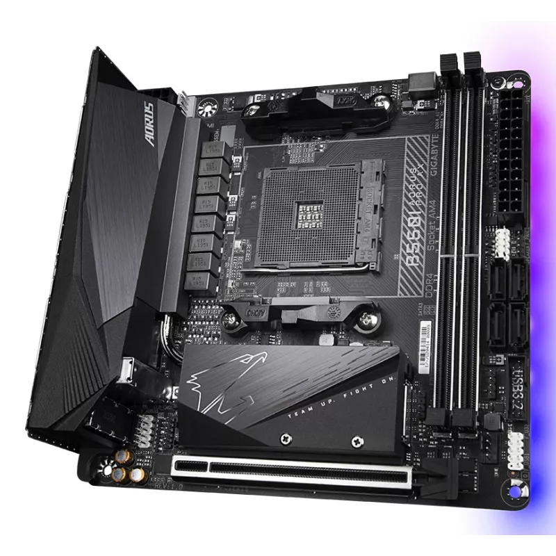 Mātesplate GIGABYTE B550I AORUS PRO AX, B550, AM4, Mini-ITX