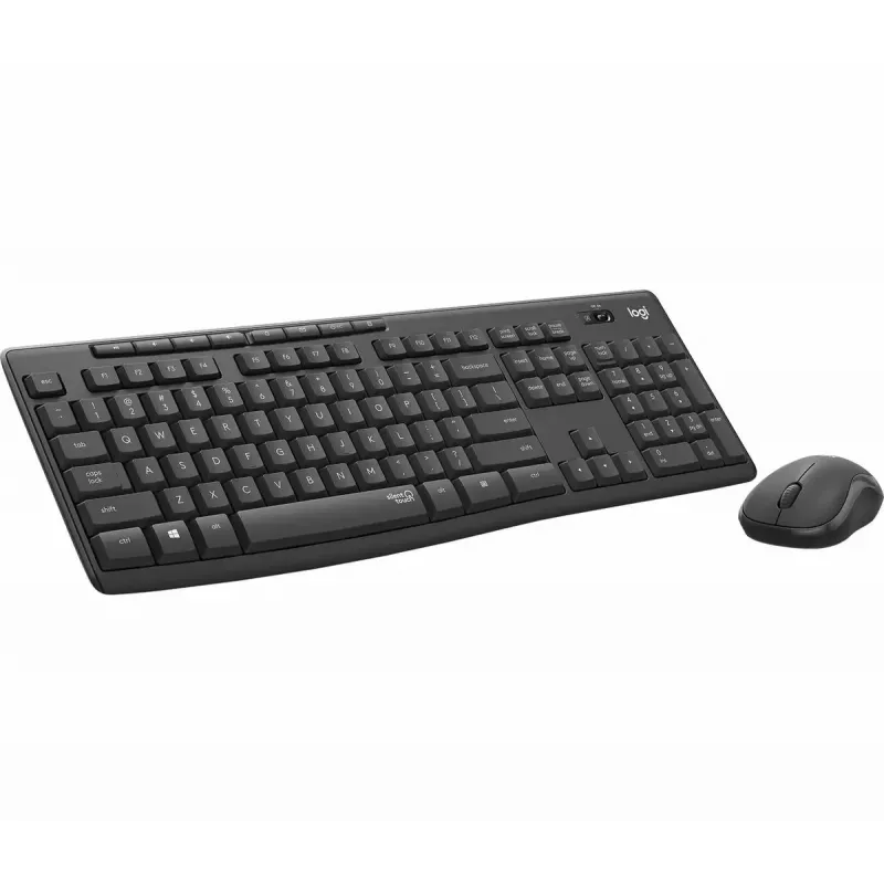 Logitech MK295 Silent Wireless Combo tastatūra RF Wireless QWERTY US International Melns