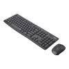 Logitech MK295 Silent Wireless Combo tastatūra RF Wireless QWERTY US International Melns