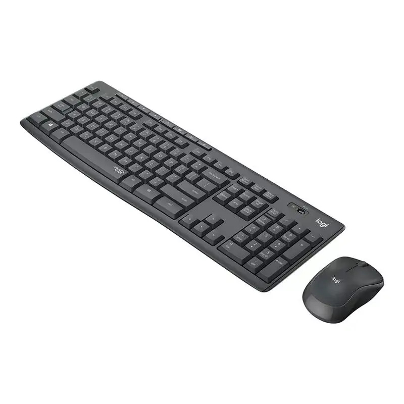 Logitech MK295 Silent Wireless Combo tastatūra RF Wireless QWERTY US International Melns