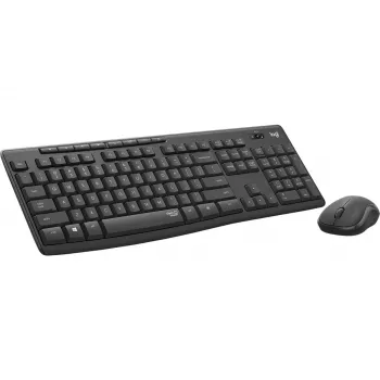 Logitech MK295 Silent Wireless Combo tastatūra RF Wireless QWERTY US International Melns