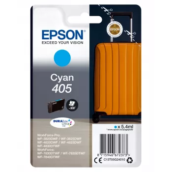 Epson ciāna 405 DURABrite Ultra Ink tintes kasetne 1 gab. Oriģināls Standarta ietilpība