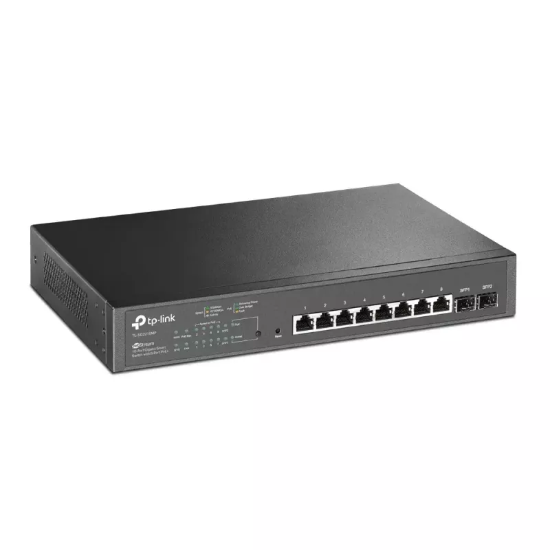 Pārvaldāms slēdzis TP-Link JetStream TL-SG2210MP 10 portu Gigabit Smart PoE