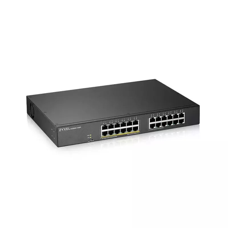 Zyxel GS1900-24EP pārvaldāms L2 Gigabit Ethernet (10/100/1000) Power over Ethernet (PoE) melns