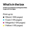 HP 903 4 iepakojums Melns/Ciāns/Magenta/Dzeltens oriģinālās tintes kasetnes