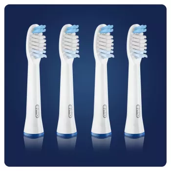 Zobu birstes galviņas Oral-B Braun Pulsonic Clean 4 gab. Baltas