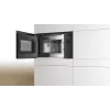 Iebūvējamā solo mikroviļņu krāsns Bosch Serie 6 BFL524MB0 — 800 W, 20 L, grils, skārienvadība un rotācijas vadība, melna