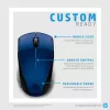 HP Wireless Mouse 220 (Lumiere Blue), abpusējs, RF bezvadu, zils