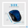 HP Wireless Mouse 220 (Lumiere Blue), abpusējs, RF bezvadu, zils