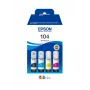 Epson tintes kasetne C13T00P640 / 104 daudzpaka BK,C,M,Y