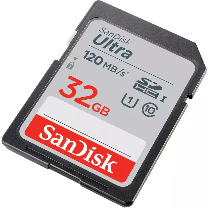 WESTERN DIGITAL SanDisk Ultra 32GB SDHC atmiņas karte Class 10 UHS-I 120MB/s (SDSDUN4-032G-GN6IN)